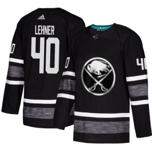 Buffalo Sabres dresy 40 Robin Lehner Černá 2019 All Star Game Parley hokejové dresy