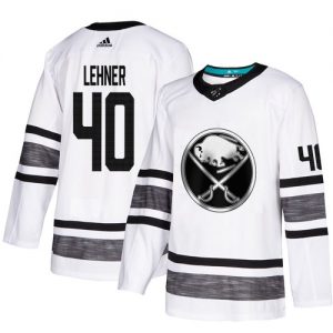 Buffalo Sabres dresy 40 Robin Lehner Bílý 2019 All Star Game Parley hokejové dresy