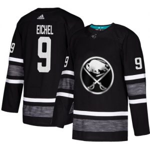 Buffalo Sabres dresy 9 Jack Eichel Černá 2019 All Star Stitched NHL hokejové dresy