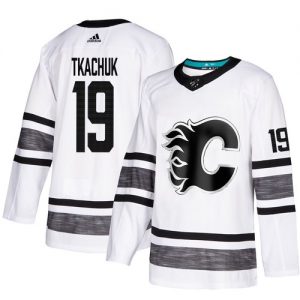 Calgary Flames dresy 19 Matthew Tkachuk Bílý 2019 All Star Game Parley