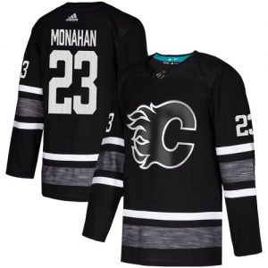 Calgary Flames dresy 23 Sean Monahan Černá 2019 All Star Game Parley hokejové dresy