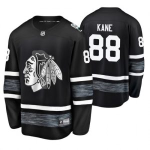 Chicago Blackhawks dresy 88 Patrick Kane Černá 2020 All Star hokejové dresy