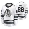 Chicago Blackhawks dresy 88 Patrick Kane Bílý 2020 All Star hokejové dresy