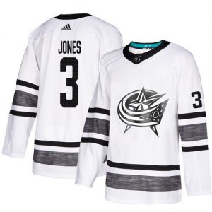 Columbus Blue Jackets dresy 3 Seth Jones Bílý 2019 All Star NHL hokejové dresy