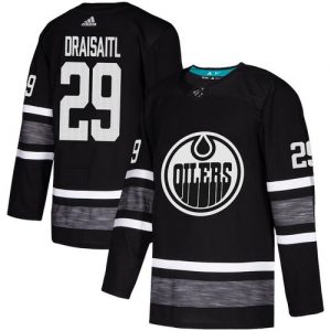 Edmonton Oilers dresy 29 Leon Draisaitl Černá 2019 All Star Stitched
