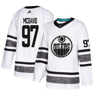 Edmonton Oilers dresy 97 Connor McDavid Bílý 2019 All Star Stitched