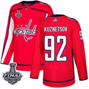 Pánské NHL Evgeny Kuznetsov Washington Capitals dresy 2018 Stanley Cup Final Red