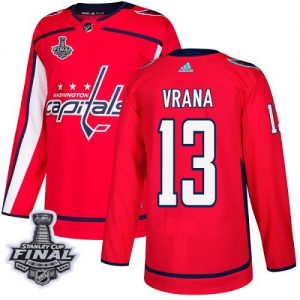 Pánské NHL Jakub Vrana Washington Capitals dresy 2018 Stanley Cup Final Červené