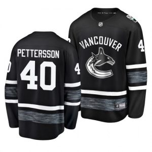 Pánské Vancouver Canucks Elias Pettersson Černá 2019 All Star hokejové dresy