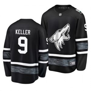 Pánské Arizona Coyotes Clayton Keller Černá 2019 All Star hokejové dresy