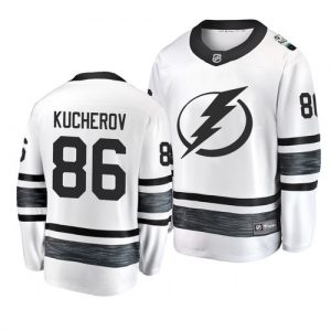 Pánské Tampa Bay Lightning Nikita Kucherov Bílý 2019 All Star hokejové dresy