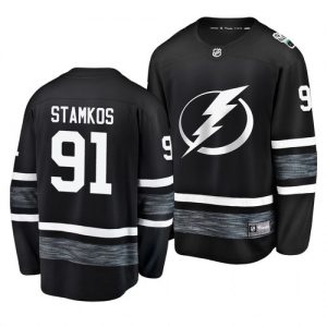 Pánské Tampa Bay Lightning Steven Stamkos Černá 2019 All Star hokejové dresy