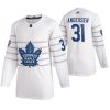 Pánské Toronto Maple Leafs Frederik Andersen Bílý 2020 All Star hokejové dresy