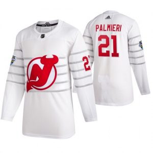 Pánské New Jersey Devils Kyle Palmieri Bílý 2020 All Star hokejové dresy