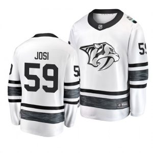 Pánské Nashville Predators Roman Josi Bílý 2019 All Star hokejové dresy