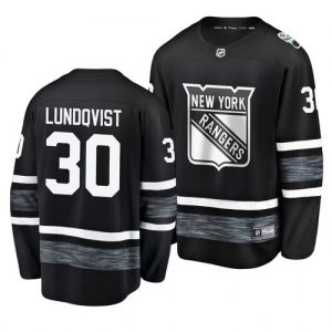Pánské New York Rangers Henrik Lundqvist Černá 2019 All Star hokejové dresy