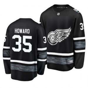 Pánské Detroit Red Wings Jimmy Howard Černá 2019 All Star hokejové dresy