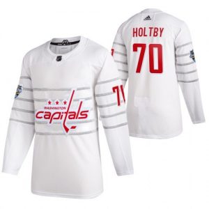 Pánské Washington Capitals Braden Holtby Bílý 2020 All Star hokejové dresy