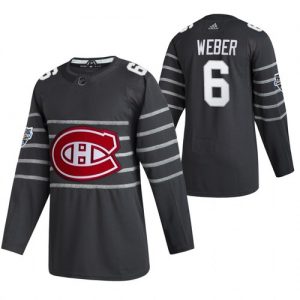 Pánské 2020 All Star Montreal Canadiens Shea Weber Šedá hokejové dresy