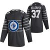 Pánské 2020 All Star Winnipeg Jets Connor Hellebuyck Šedá hokejové dresy