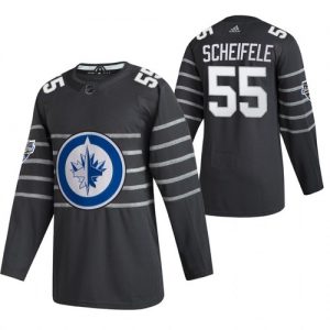 Pánské 2020 All Star Winnipeg Jets Mark Scheifele Šedá hokejové dresy