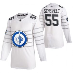 Pánské 2020 All Star Winnipeg Jets Mark Scheifele Bílý hokejové dresy