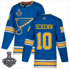 Pánské NHL St. Louis Blues dresy 10 Brayden Schenn modrá Alternate 2019 Stanley Cup Final Stitched