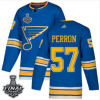 Pánské NHL St. Louis Blues dresy 57 David Perron modrá Alternate 2019 Stanley Cup Final Stitched