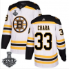 Pánské NHL Bruins 33 Zdeno Chara Bílý 2019 Stanley Cup Final Stitched Jer