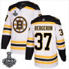 Pánské NHL Bruins 37 Patrice Bergeron Bílý 2019 Stanley Cup Final Stitche