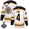 Pánské NHL Bruins 4 Bobby Orr Bílý 2019 Stanley Cup Final Stitched hokejové dresy