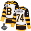 Pánské NHL Bruins 74 Jake DeBrusk Bílý Classic 2019 Stanley Cup Final Stitched
