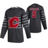 Pánské Calgary Flames 5 Mark Giordano hokejové dresy Šedá 2020 All Star