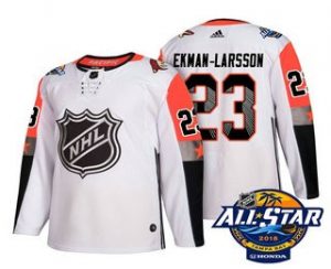 Pánské Arizona Coyotes 23 Oliver Ekman Larsson Bílý 2018 All Star hokejové dresy