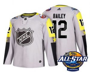 Pánské Los Angeles Kings 12 Josh Bailey Šedá 2018 All Star hokejové dresy