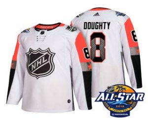 Pánské Los Angeles Kings 8 Drew Doughty Bílý 2018 All Star hokejové dresy