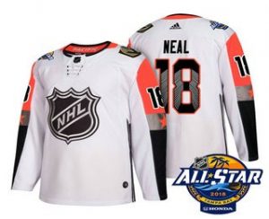 Pánské Vegas Golden Knights 18 James Neal Bílý 2018 All Star hokejové dresy