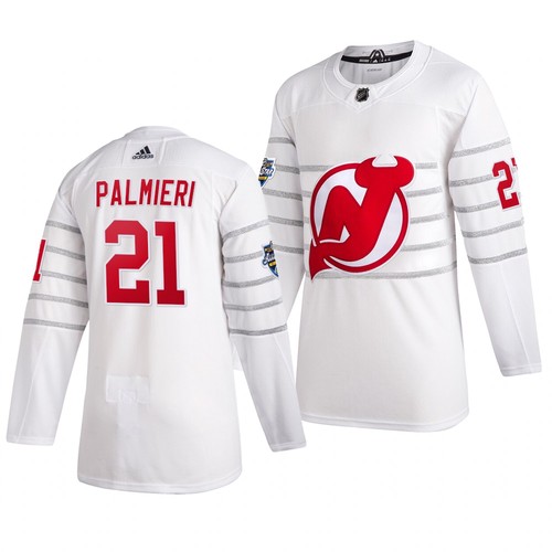 Pánské New Jersey Devils 21 Kyle Palmieri Šedá 2020 All Star Game hokejové dresy