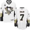 Pánské Pittsburgh Penguins 7 Matt Cullen Bílý Road 2017 Stanley Cup hokejové dresy Finals