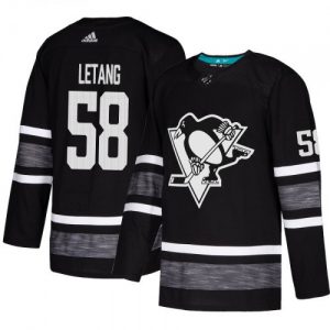 Pánské Pittsburgh Penguins Kris Letang Černá 2019 All Star hokejové dresy