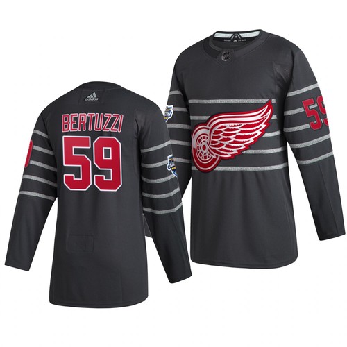 Pánské Detroit Red Wings 59 Tyler Bertuzzi Šedá 2020 All Star Game hokejové dresy