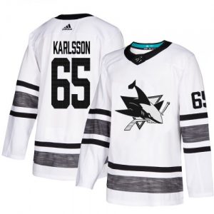 Pánské San Jose Sharks Erik Karlsson Bílý 2019 All Star hokejové dresy