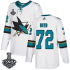 Pánské NHL San Jose Sharks 72 Tim Heed Bílý 2019 Stanley Cup Final Stitched hokejové dresy