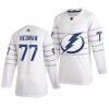 Pánské Tampa Bay Lightning 77 Victor Hedman Bílý 2020 All Star Game hokejové dresy