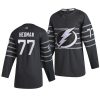 Pánské Tampa Bay Lightning 77 Victor Hedman Šedá 2020 All Star Game hokejové dresy