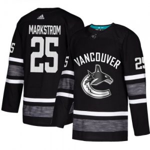 Pánské Vancouver Canucks Jacob Markstrom Černá 2019 All Star hokejové dresy