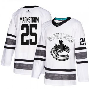 Pánské Vancouver Canucks Jacob Markstrom Bílý 2019 All Star hokejové dresy