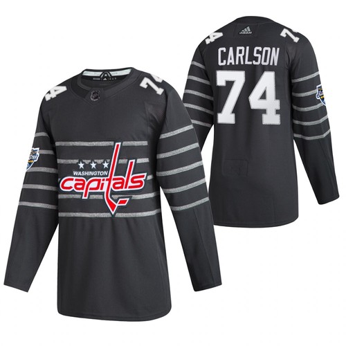 Pánské Washington Capitals John Carlson Šedá 2020 All Stars hokejové dresy