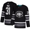 Montreal Canadiens 31 Carey Price Černá 2019 All Star hokejové dresy