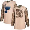 Pánské St. Louis Blues 90 Ryan OReilly Camo Veterans Day 2017 Stanley Cup hokejové dresy